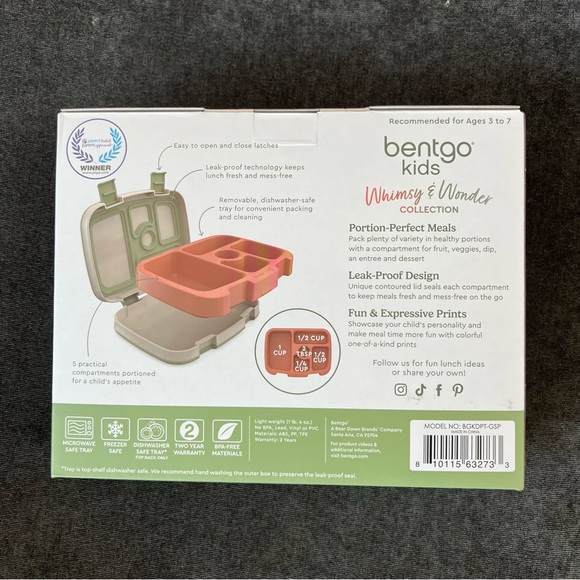 NWT Bentgo Kids 3-Pack Whimsy & Wonder Prints Collection - Picture 11 of 14